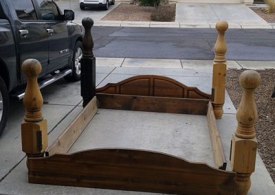 Cal King Waterbed before modification